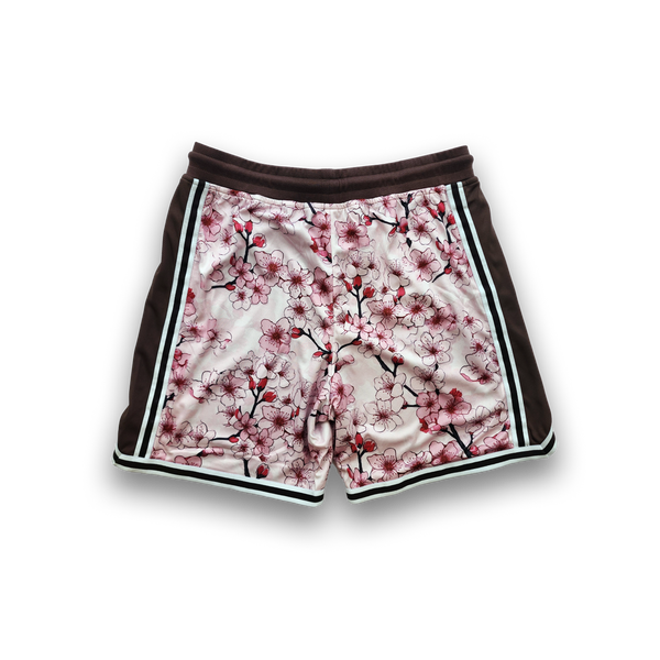 CHERRY BLOSSOM MESH SHORT