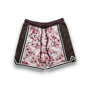 CHERRY BLOSSOM MESH SHORT